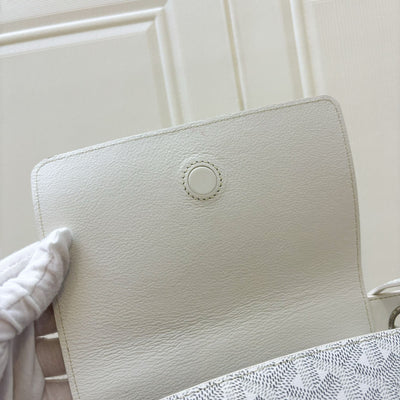 Goyard Rouette Souple PM in Blanc White Signature Canvas