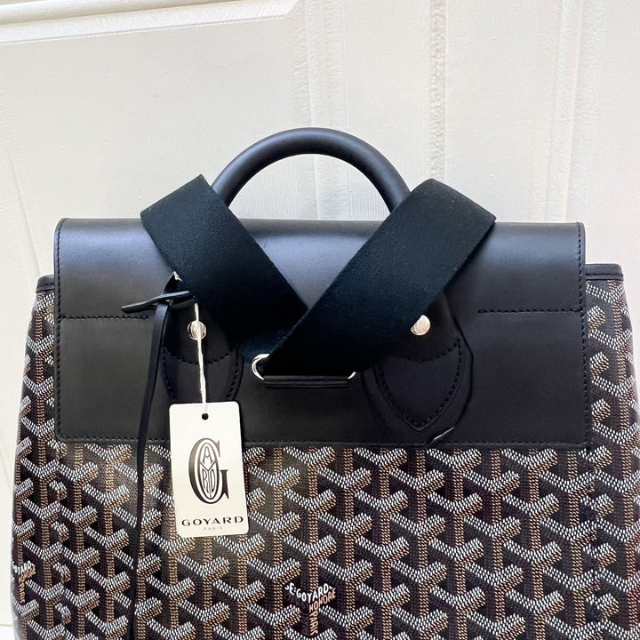 在庫少★送料込【GOYARD】Alpin ミニ バックパック ブラックタン GOYARD Goyardine Calfskin Mini Alpin Backpack Black 1615118
