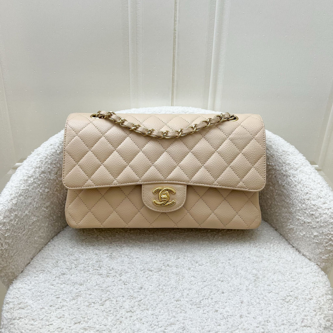 Beige Medium Chanel Double Flap Chanel Classic Flap Bag Medium