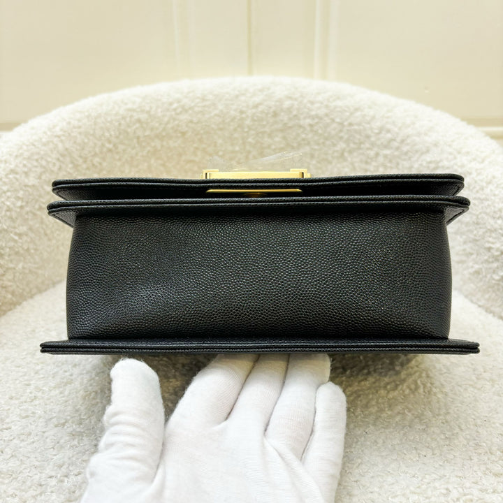 Chanel Small 20cm Boy Flap in Black Caviar and AGHW – Brands