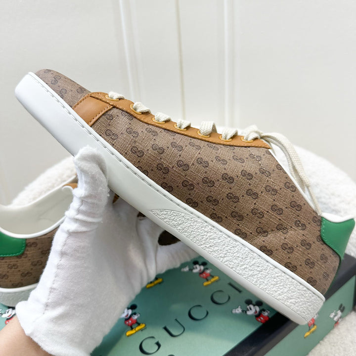 Gucci Disney x Gucci Ace Low Mickey Mouse Beige Sneaker Sz