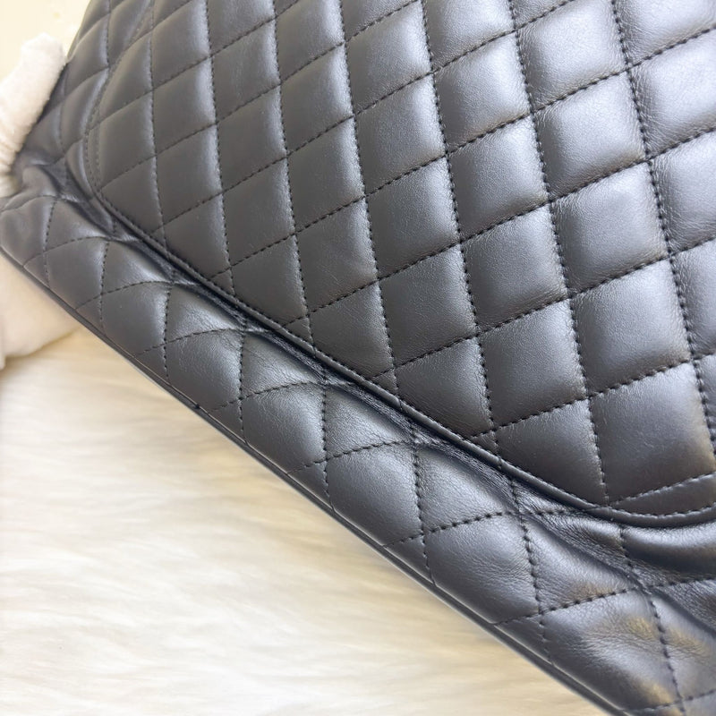 Chanel Cambon Tote in Black Lambskin and SHW