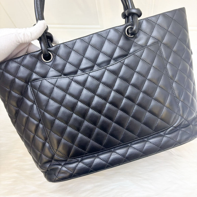 Chanel Cambon Tote in Black Lambskin and SHW
