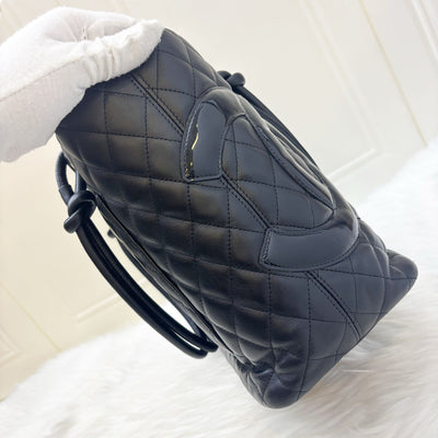 Chanel Cambon Tote in Black Lambskin and SHW