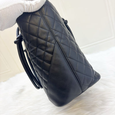 Chanel Cambon Tote in Black Lambskin and SHW