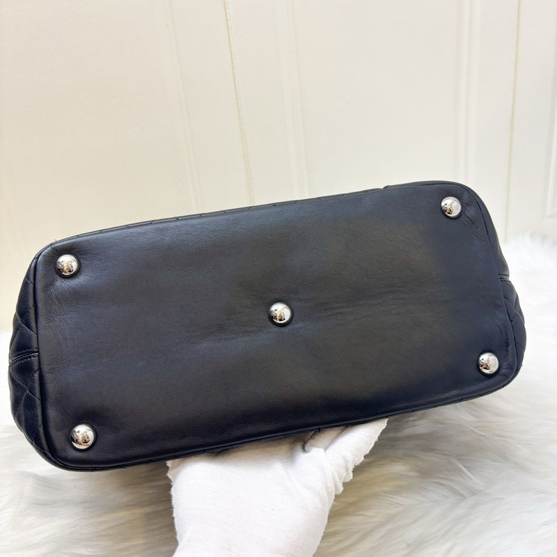 Chanel Cambon Tote in Black Lambskin and SHW