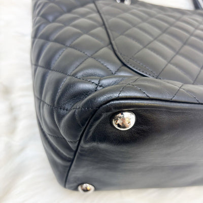 Chanel Cambon Tote in Black Lambskin and SHW