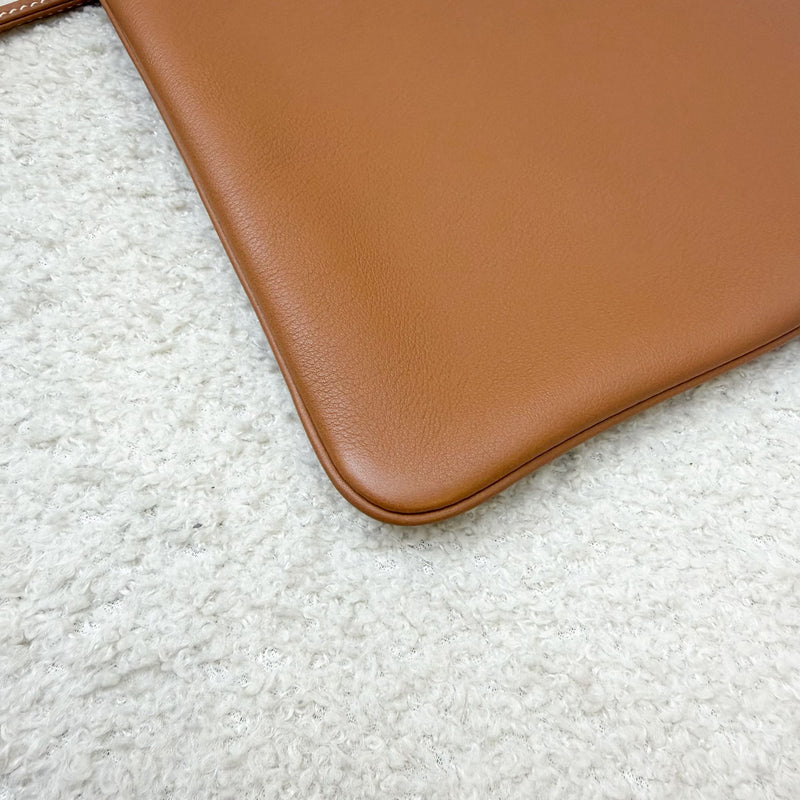 Hermes Aline Mini Short Strap in Gold Veau Cheri Leather