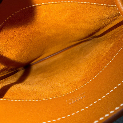 Hermes Aline Mini Short Strap in Gold Veau Cheri Leather