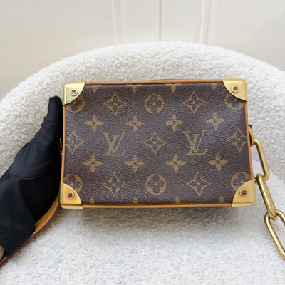 LV Mini Soft Trunk Bag in Monogram Canvas and GHW