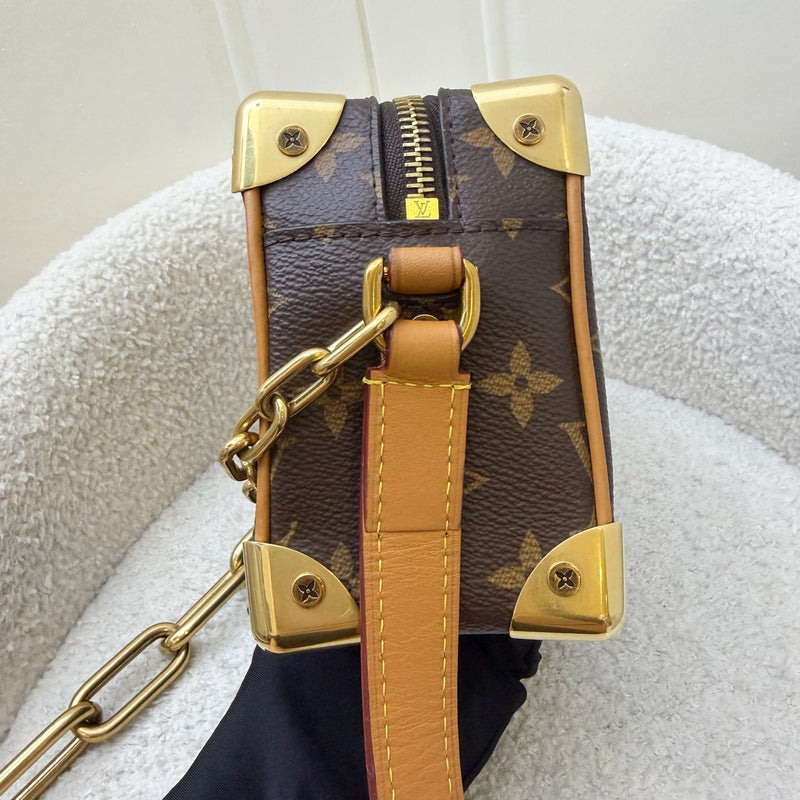 LV Mini Soft Trunk Bag in Monogram Canvas and GHW