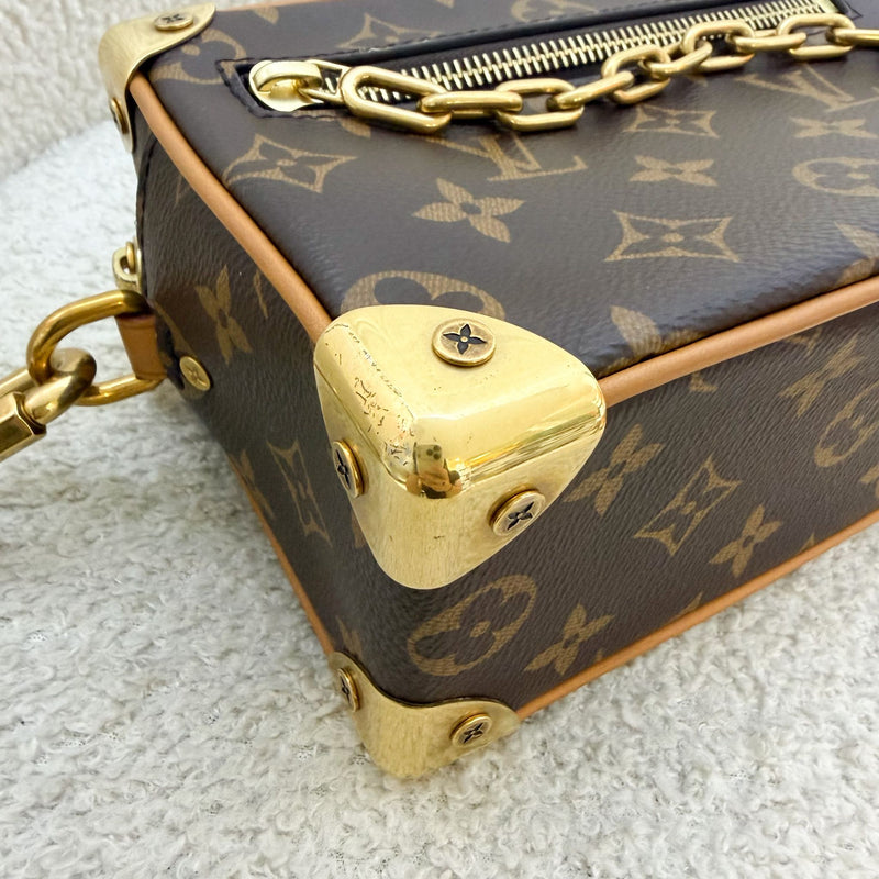 LV Mini Soft Trunk Bag in Monogram Canvas and GHW