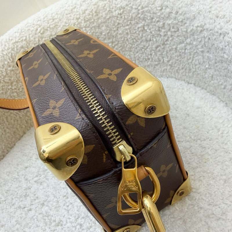 LV Mini Soft Trunk Bag in Monogram Canvas and GHW