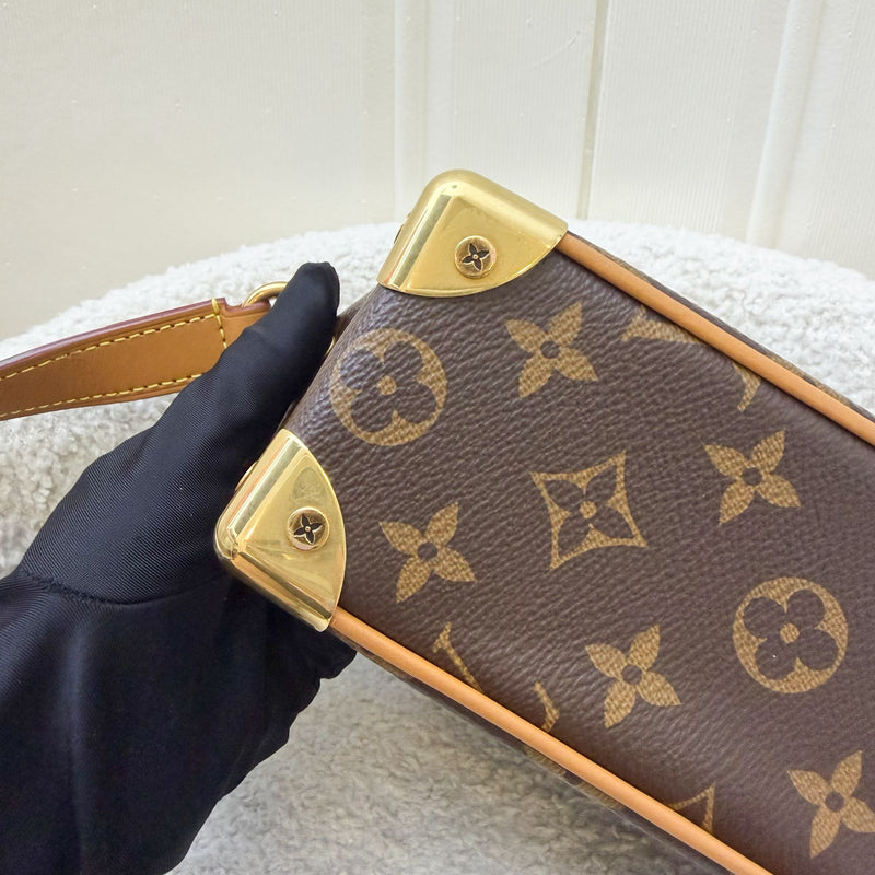 LV Mini Soft Trunk Bag in Monogram Canvas and GHW