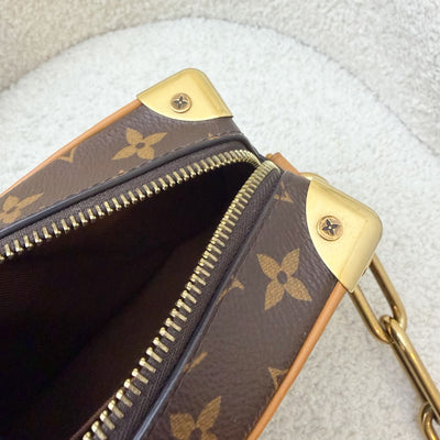 LV Mini Soft Trunk Bag in Monogram Canvas and GHW