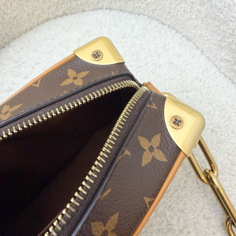 LV Mini Soft Trunk Bag in Monogram Canvas and GHW