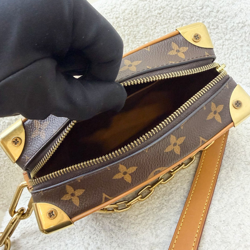 LV Mini Soft Trunk Bag in Monogram Canvas and GHW