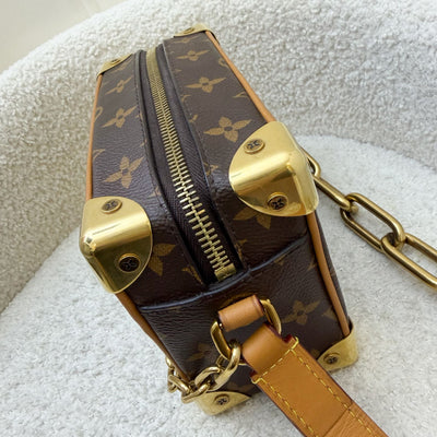 LV Mini Soft Trunk Bag in Monogram Canvas and GHW