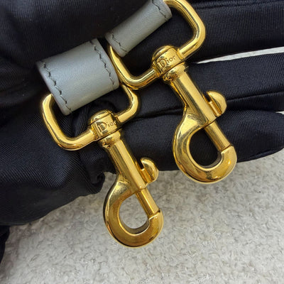 Dior Medium Bobby Flap in Grey Stone Calfskin and GHW (Model: M9319UMOL, Colour: 41G)