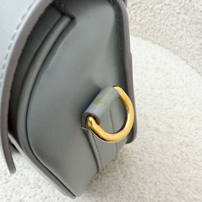 Dior Medium Bobby Flap in Grey Stone Calfskin and GHW (Model: M9319UMOL, Colour: 41G)