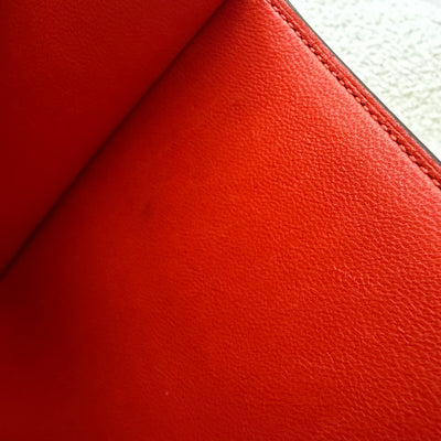 Hermes Constance 24 in Capucine Evercolor Leather and Optique Enamel and PHW