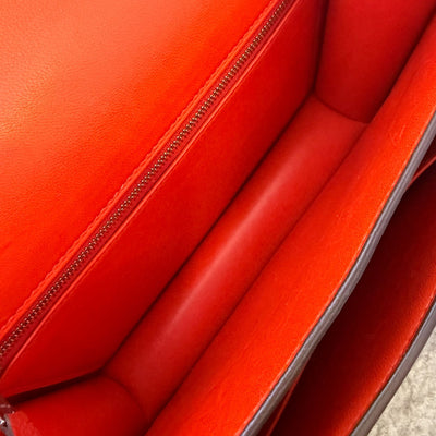 Hermes Constance 24 in Capucine Evercolor Leather and Optique Enamel and PHW