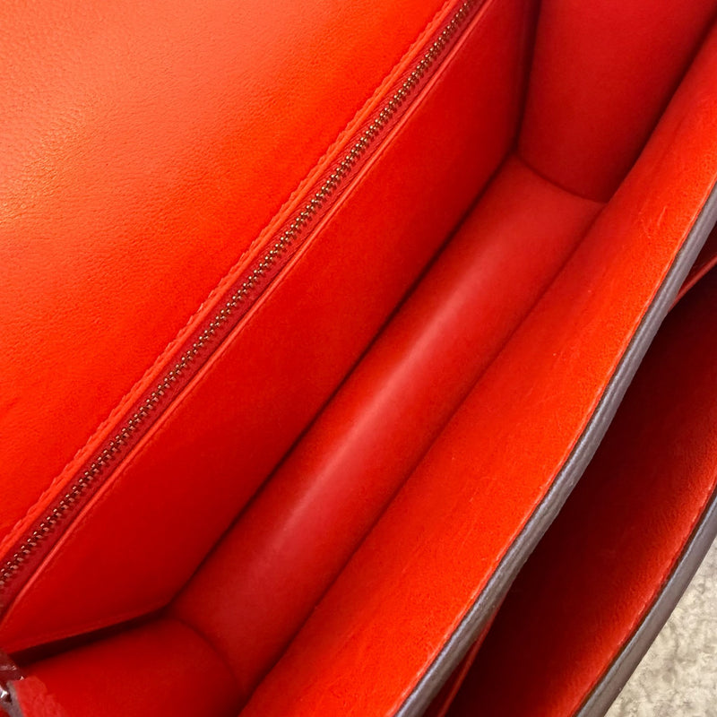 Hermes Constance 24 in Capucine Evercolor Leather and Optique Enamel and PHW