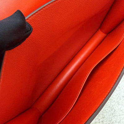 Hermes Constance 24 in Capucine Evercolor Leather and Optique Enamel and PHW