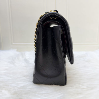 Chanel Jumbo Classic Flap DF in Black Lambskin and GHW