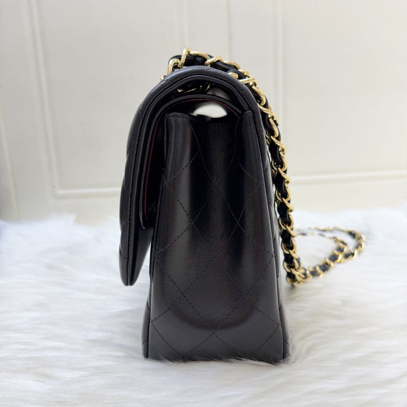 Chanel Jumbo Classic Flap DF in Black Lambskin and GHW