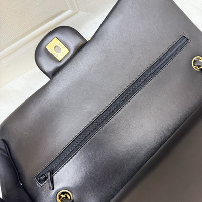 Chanel Jumbo Classic Flap DF in Black Lambskin and GHW