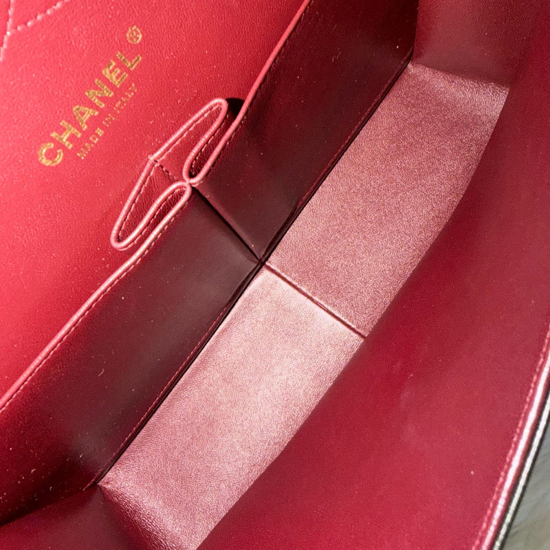 Chanel Jumbo Classic Flap DF in Black Lambskin and GHW