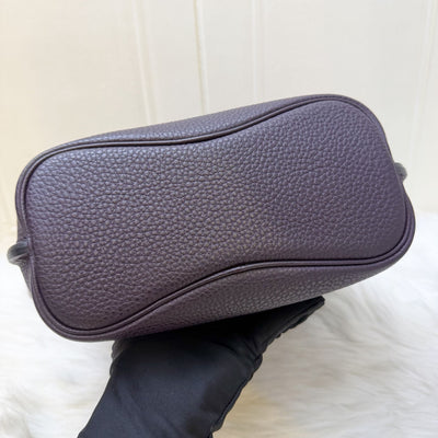 Hermes So Kelly 22 in Raisin Togo Leather and PHW