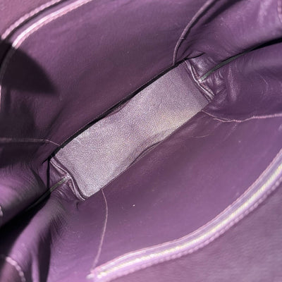 Hermes So Kelly 22 in Raisin Togo Leather and PHW