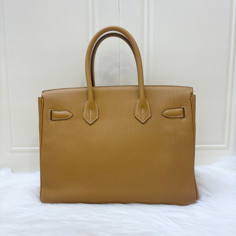 Hermes Birkin 30 in Brown (Likely Natural Sable) Togo Leather and PHW