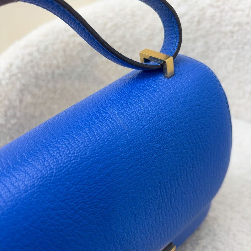 Hermes Constance 18 in Bleu Hydra Chevre Mysore Leather and GHW