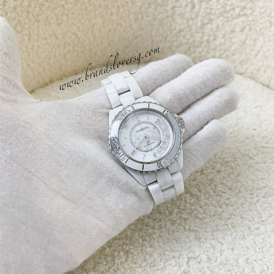 Chanel Limited Edition J12 J12.20 38mm Watch in White Ceramic Bracelet and Automatic Movement