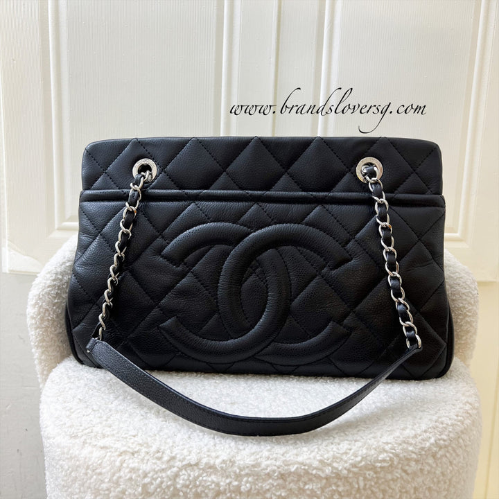 Chanel Seasonal Timeless CC Tote Bag in Black Caviar and SHW