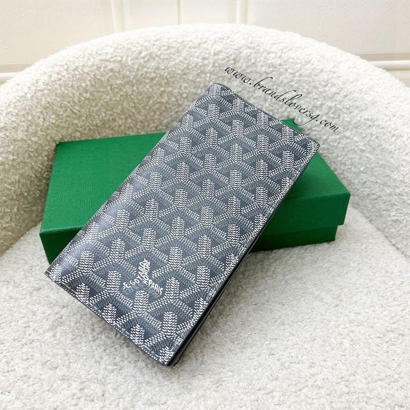 Goyard Saint-Lambert Long Bifold Wallet in Grey Goyardine Canvas