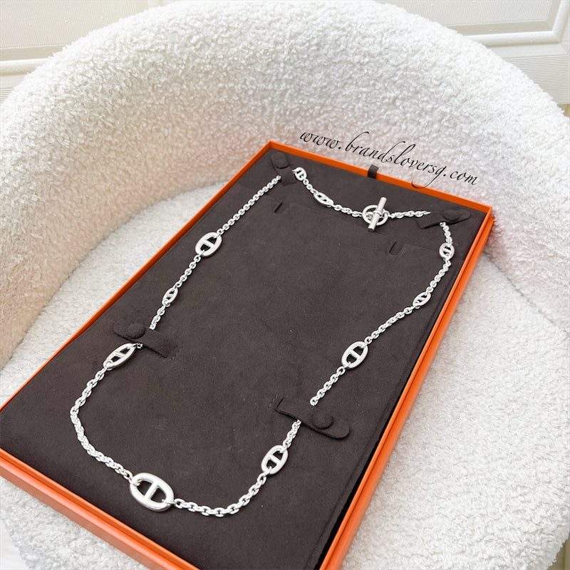 Hermes Farandole Long Necklace 80cm in 925 Sterling Silver