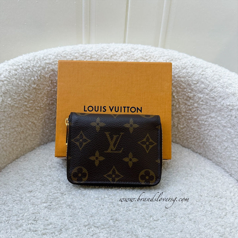 LV Zippy Card Holder / Coin Purse in Monogram Canvas and GHW