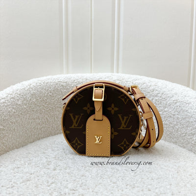 LV Mini Boite Chapeau Trunk Bag in Monogram Canvas and GHW (Model: M44699)