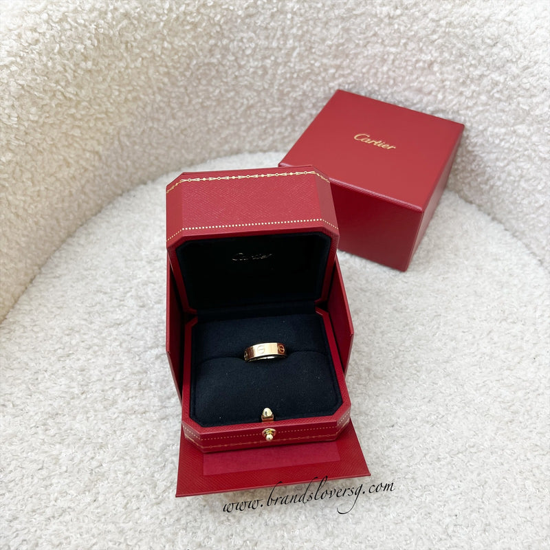 Cartier Love Ring, Classic Model in 18K Yellow Gold Sz 54