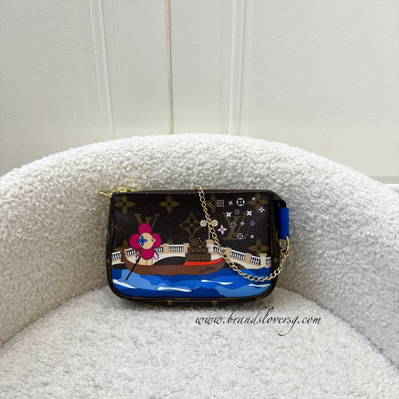 LV Mini Pochette Accessoires Christmas 2019 Vivienne in Venice Monogram Canvas GHW