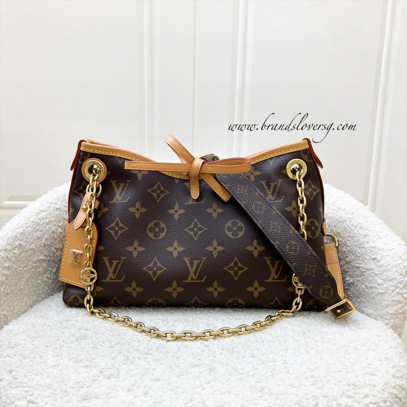 LV Louis Vuitton CarryAll BB in Monogram Canvas and GHW (Model: M13014)