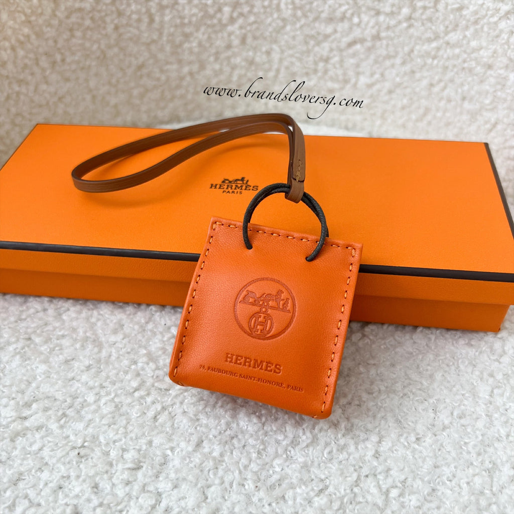 Hermes Orange Paper Bag Charm – Brands Lover