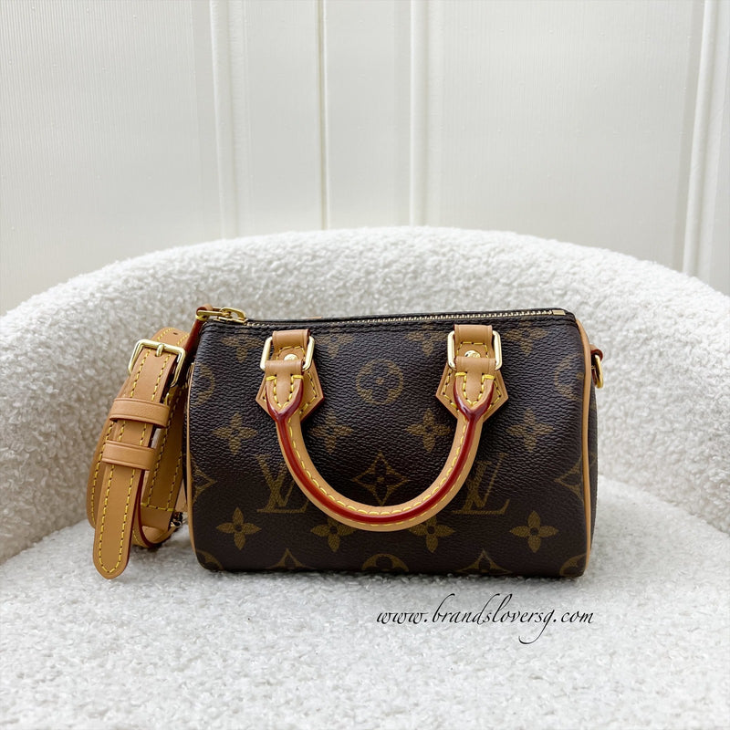 LV Nano Speedy in Monogram Canvas and GHW