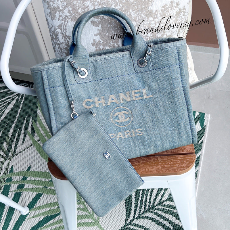 Chanel Small Deauville in 23S Blue Denim and SHW – Brands Lover