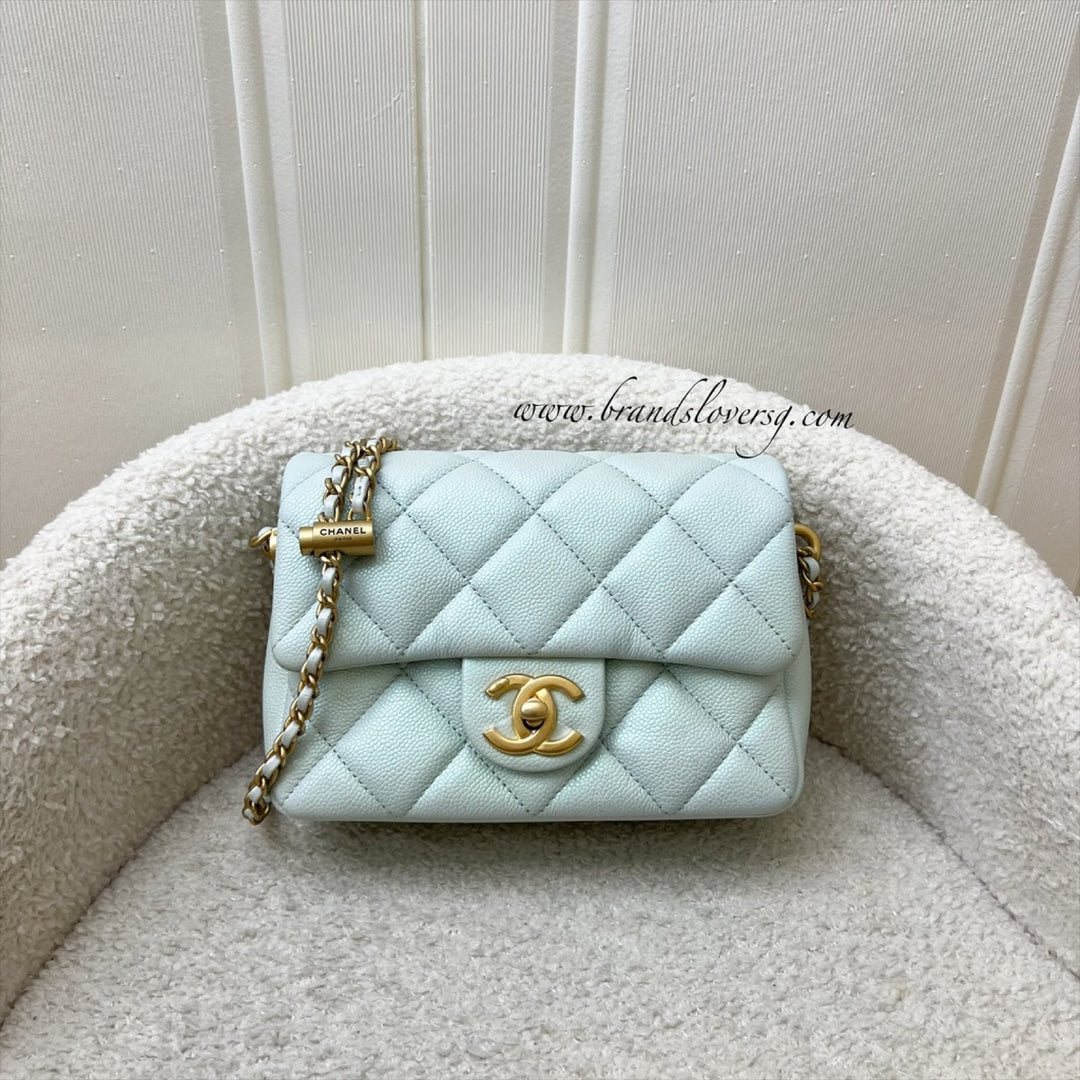 Chanel 21K Perfect Mini Flap Bag with Adjustable Chain in