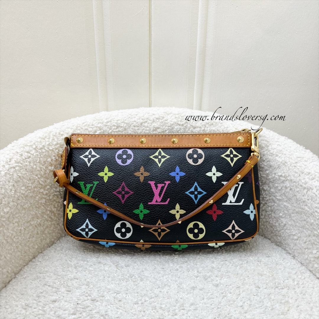 LV Vintage Louis Vuitton x Takashi Murakami Pochette Accessoires
